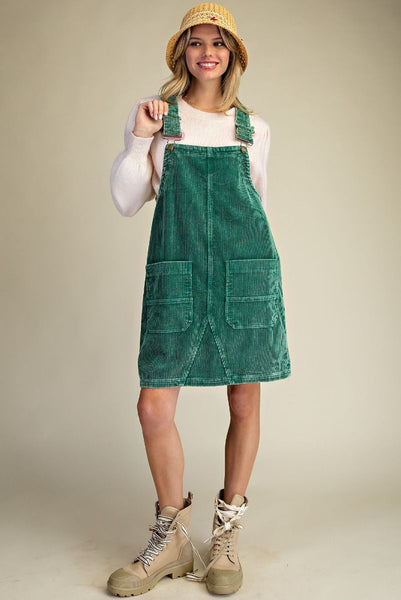 Corduroy Craze Jumper Dress