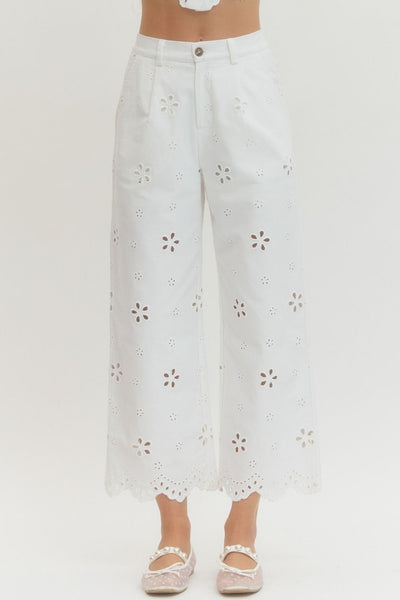 Eyelet Everything Pant