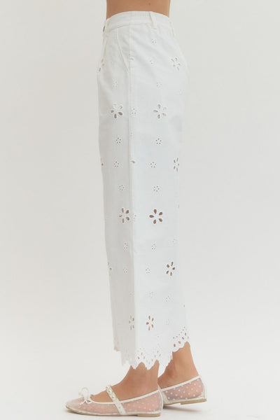 Eyelet Everything Pant