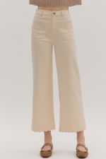 Scalloped Detail Pant