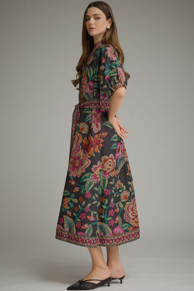 Scribble Scrabble Flower Dress