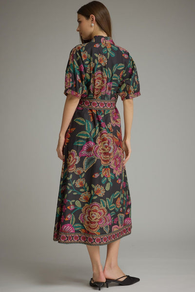 Scribble Scrabble Flower Dress
