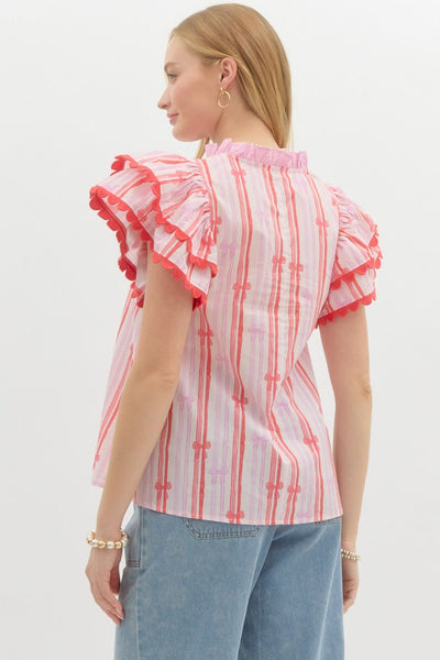 Bows Over Bros Top