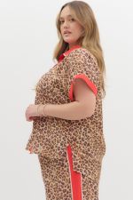 Running Fast Leopard Print Top