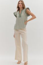 Frasier Fir Stripe Top