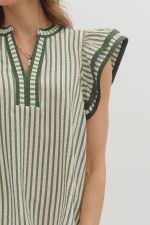 Frasier Fir Stripe Top