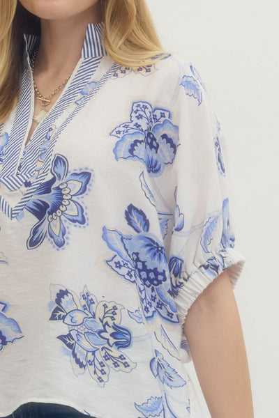 The Capri Blues Top