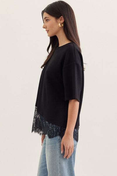 Comfort & Lace Top