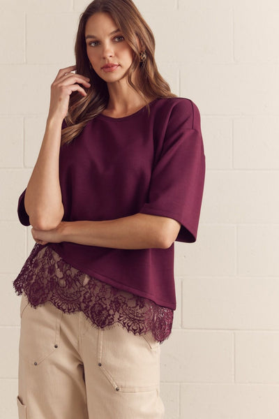 Comfort & Lace Top