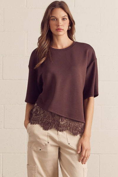 Comfort & Lace Top