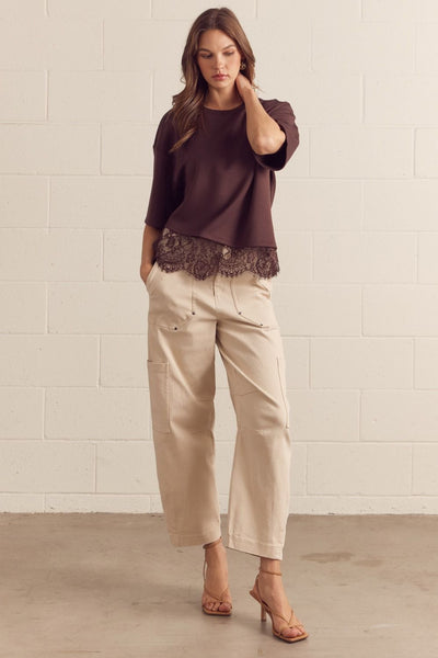 Comfort & Lace Top