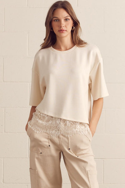 Comfort & Lace Top