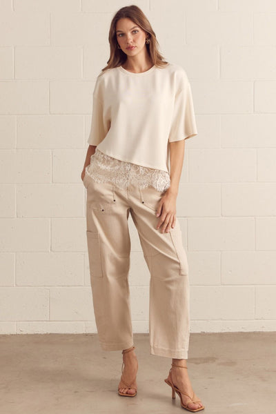 Comfort & Lace Top