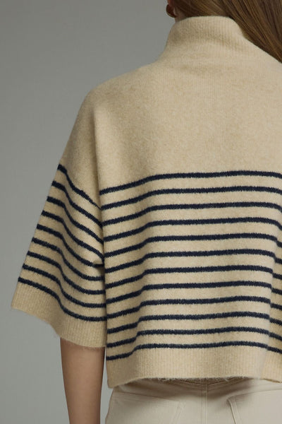 Coastal Stripe Sweater Top