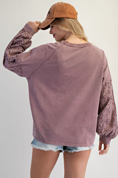 EYELET You Love Me Top