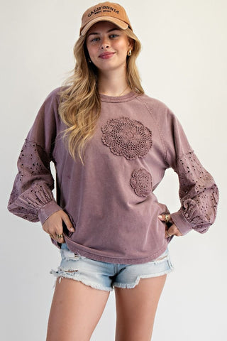 EYELET You Love Me Top