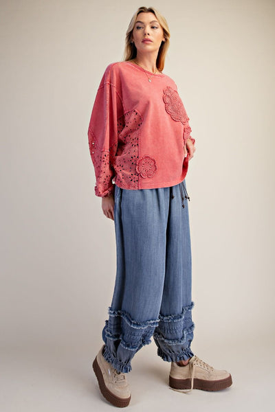 Kim Picked Another Flower Top