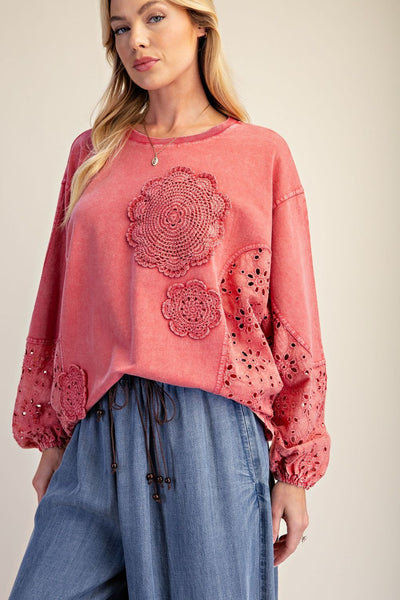Kim Picked Another Flower Top