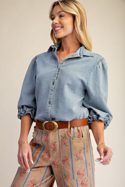 Denim On Top Top