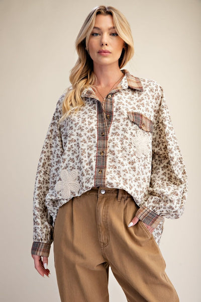Brighter Bloom Oversized Top