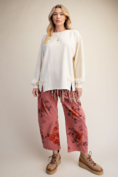 Tied With Detail Top