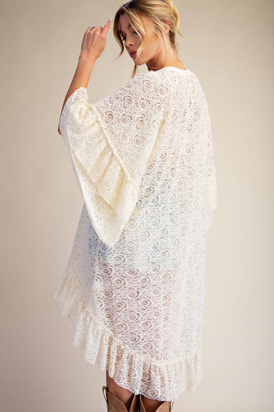 Peace Love And Lace Tunic Top