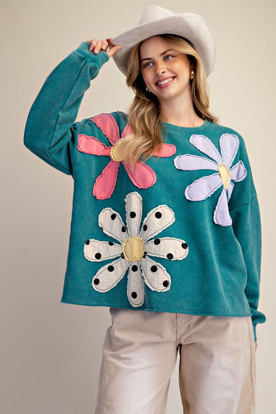 Kim's Flower Garden Top