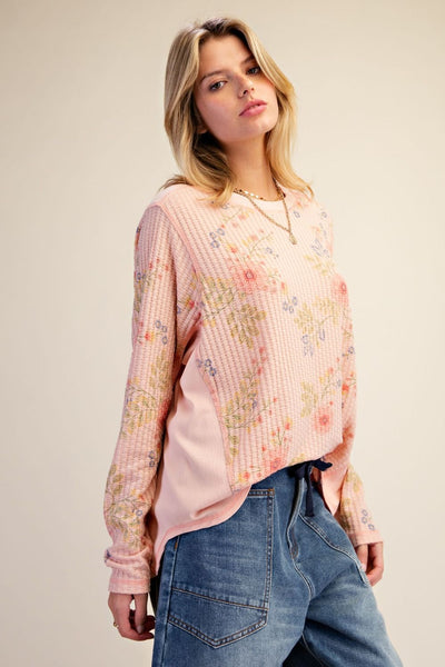 Peach Thermal Top
