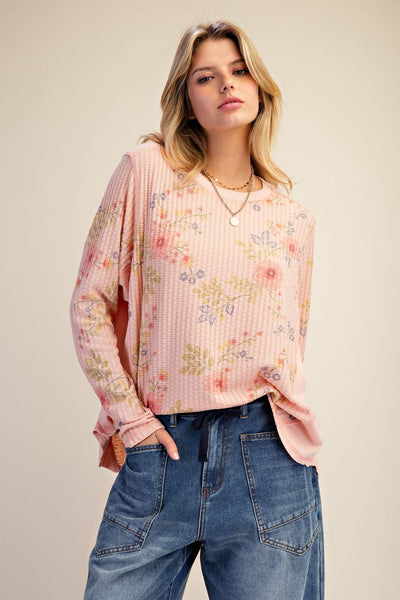 Peach Thermal Top