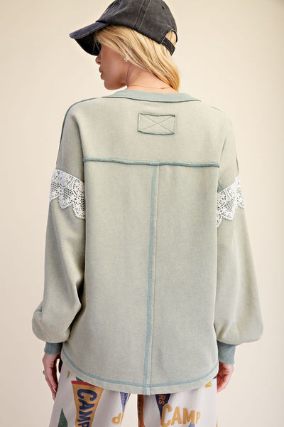 Touch Of Lace Pullover