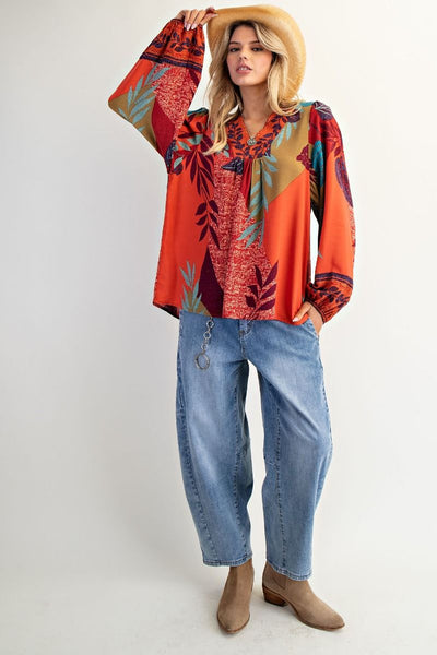 Electric Bloom Top
