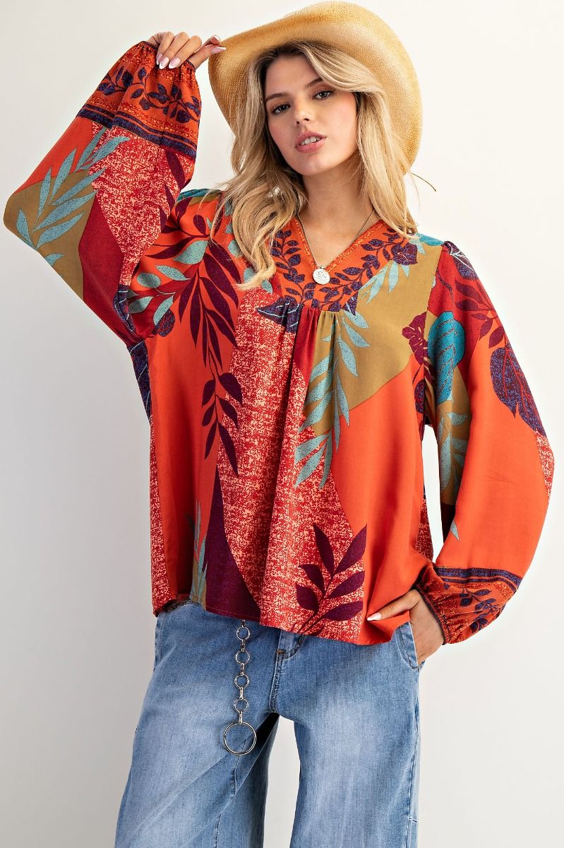 Electric Bloom Top