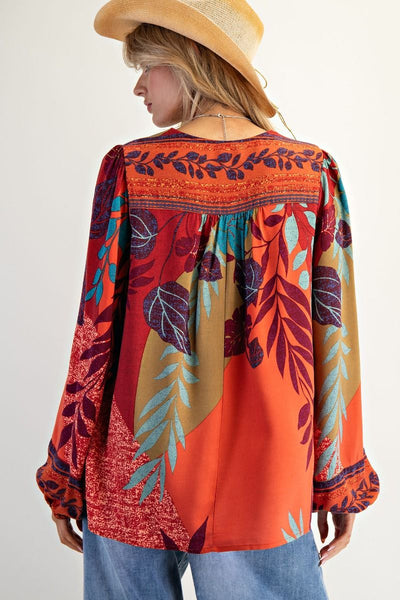 Electric Bloom Top