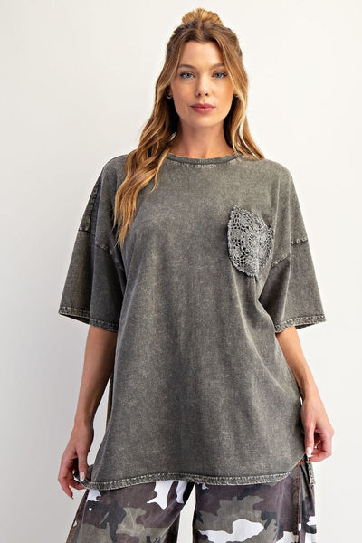 Crochet Pocket Tee