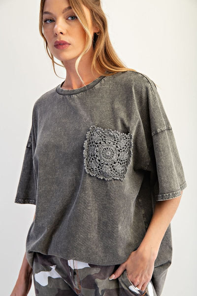 Crochet Pocket Tee