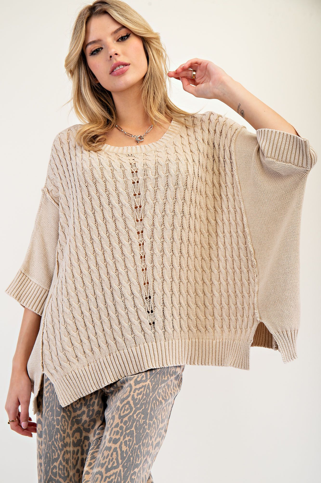 Knotty Needs Sweater