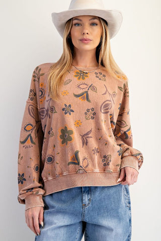 Sidewalk Chalk Painting Pullover