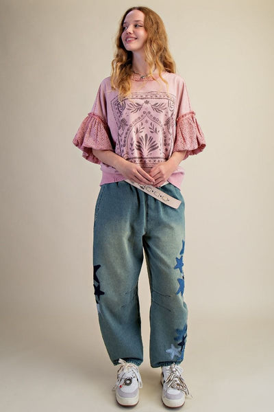 Eyelet Love Top
