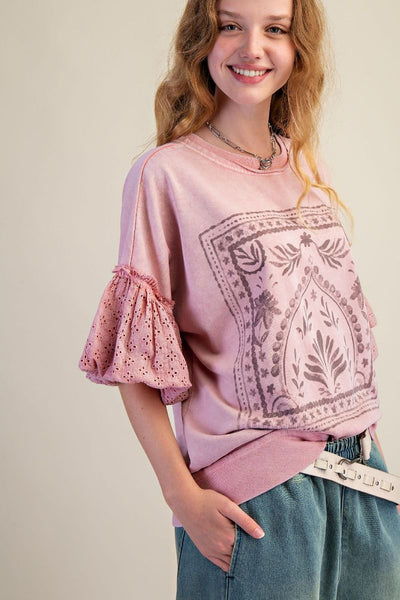 Eyelet Love Top