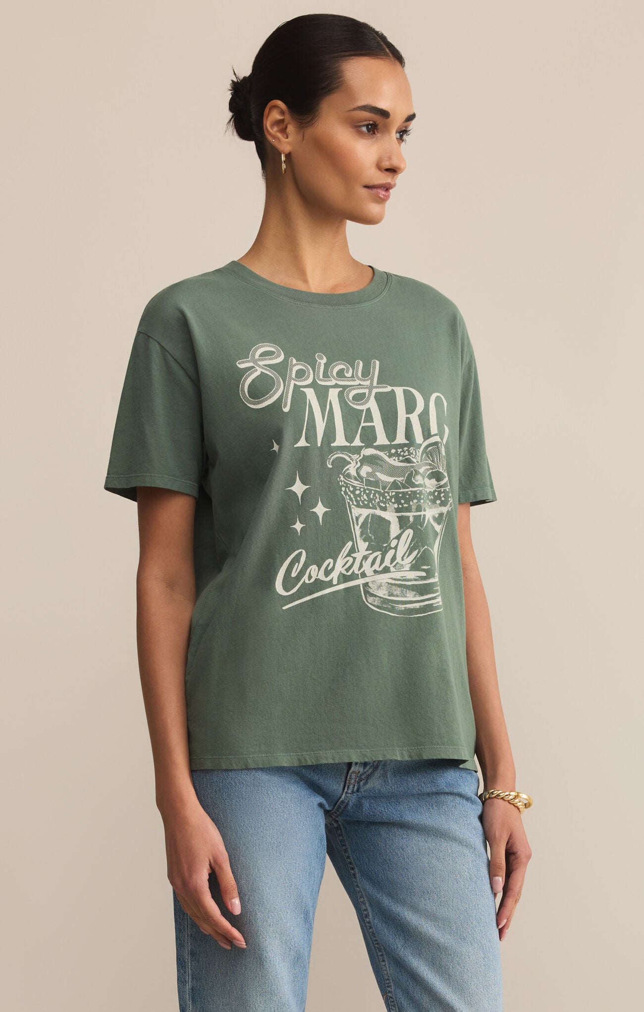 SPRWMN 売れ筋商品|||エスピーアールダブリューエムエヌ Tシャツ トップス レディース T-shirts Green L/S BABY TEE BLACK – SPRWMN