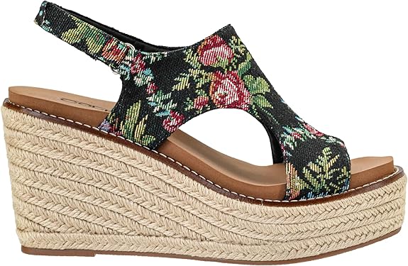 Corkys Freddie Wedge Brocade Floral