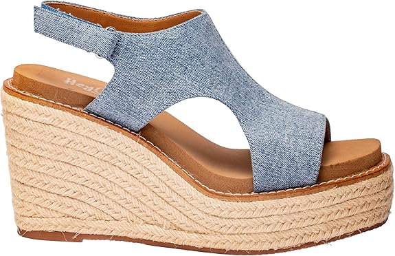Corkys Freddie Wedge in Denim