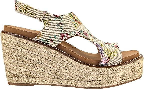 Corkys Freddie Wedge Brocade Floral