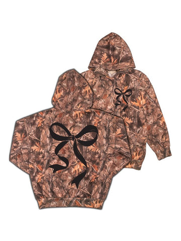 Camo Bow Hoodie by Simply Southern