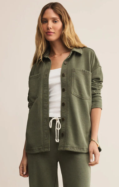 Z Supply All Day Knit Denim Jacket