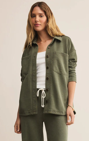 Z Supply All Day Knit Denim Jacket