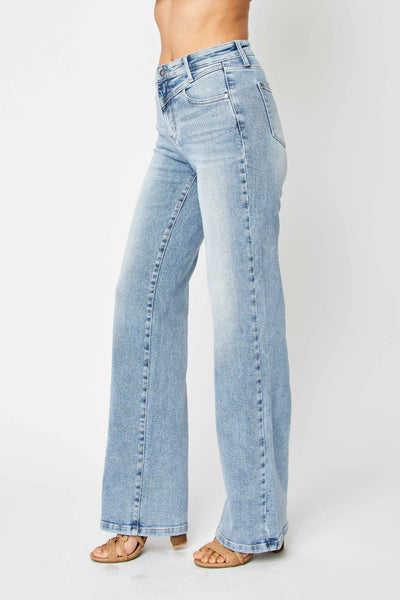 Judy Blue HW Front Yoke Retro Wide