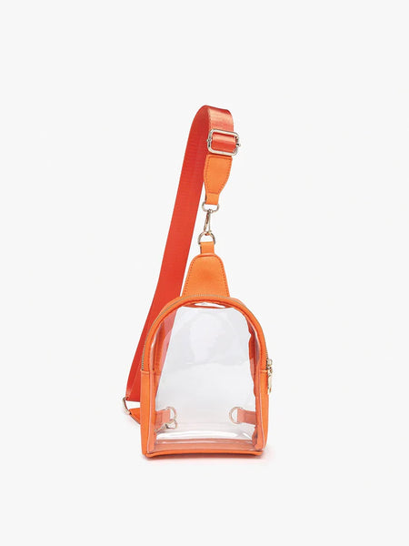 Jen & Co Ellen Clear Sling Bag