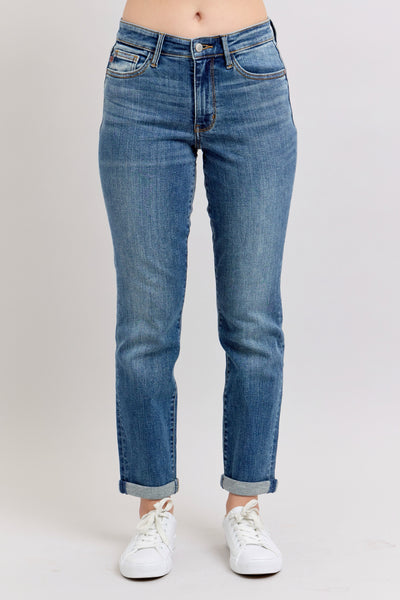 Judy Blue MR Vintage Wash Boyfriend