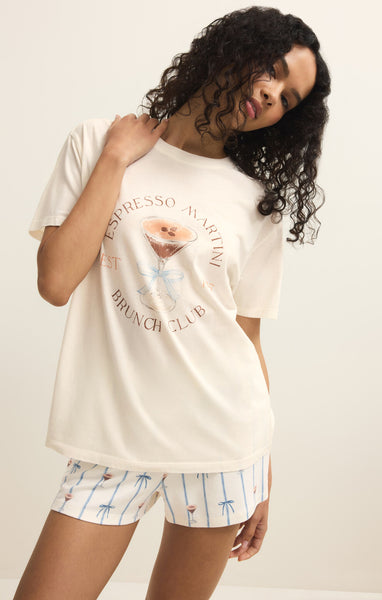 Z Supply Espresso Martini Boyfriend Tee